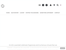Tablet Screenshot of essentiel-de-lavande.com